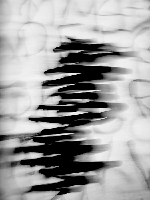 Untitled, M. Doodles 1, 2014, Black and White Abstract Photography, Shirine Gill