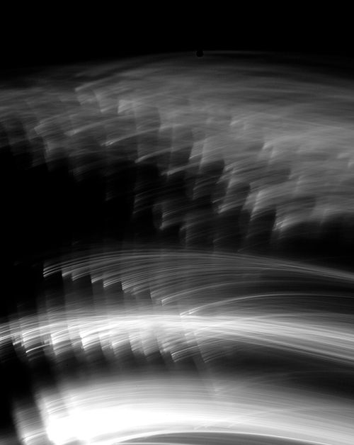 Untitled No. 6 2009, Black and White Abstract Photography, Shirine Gill