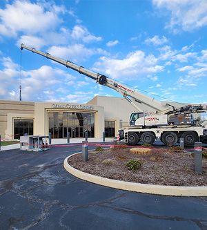 Michigan Crane Lift Rooftop Unit HVAC