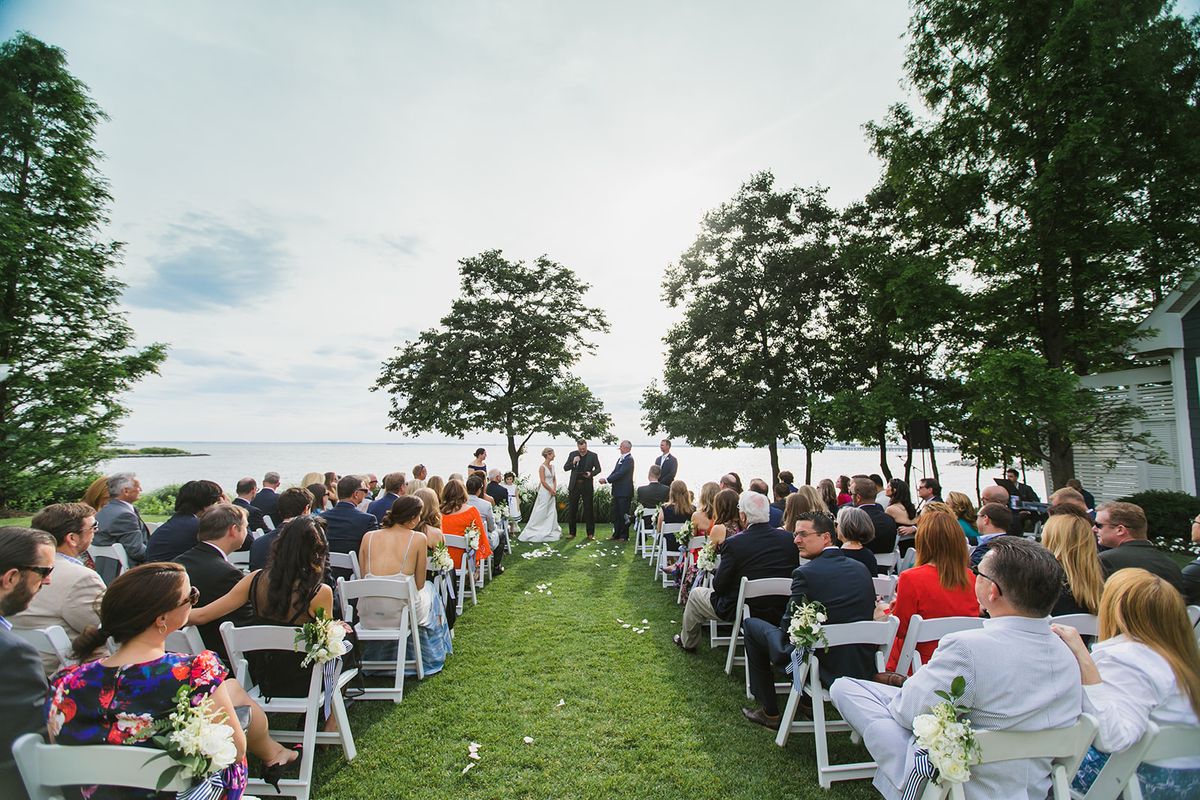 Waterfront wedding venue