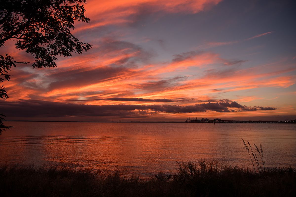 chesapeake bay sunset