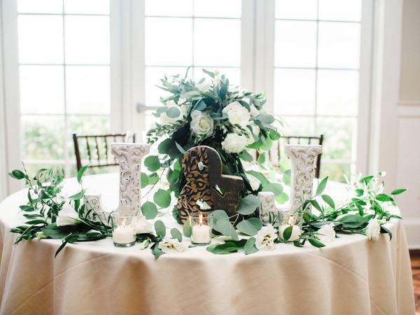 Sunset Ballroom - Sweet Heart Table