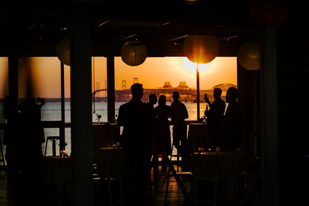 Weddings at Chesapeake bay beach club