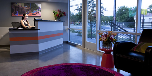 The Dancers Shape studios promotes a welcoming atmosphere. Dancers Shape Welcoming Atmosphere