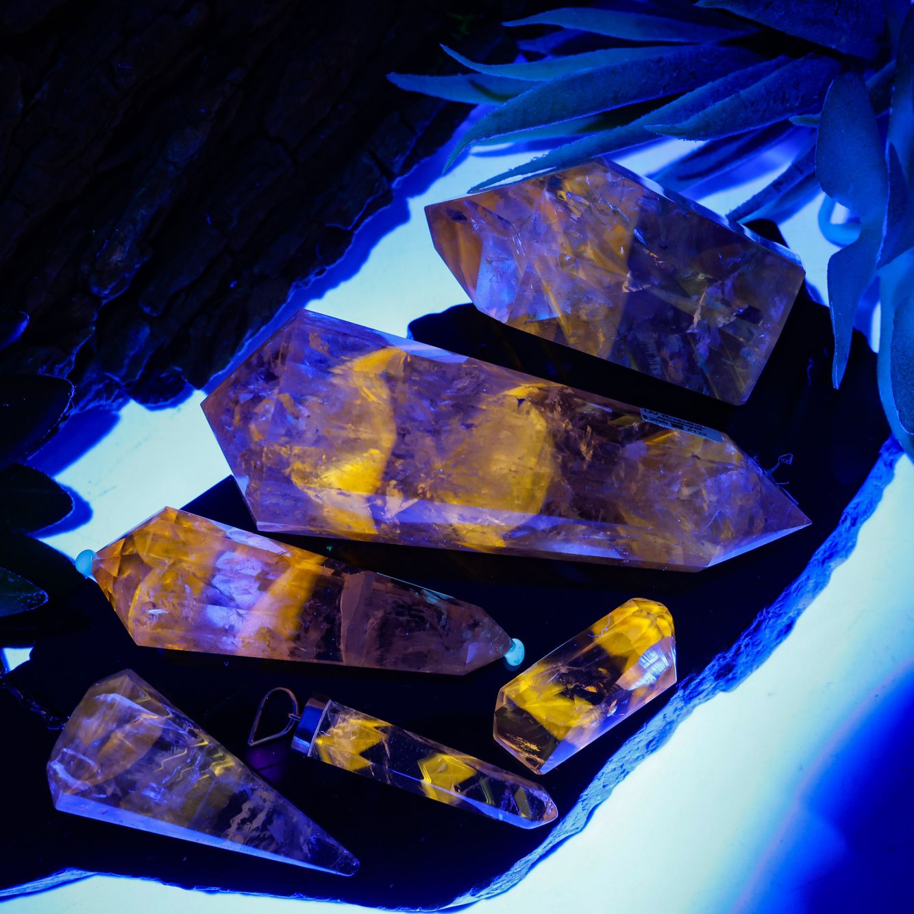 Fluorescent Amethyst under UV light -At the Counter- Trunk Show 2026-2.jpg