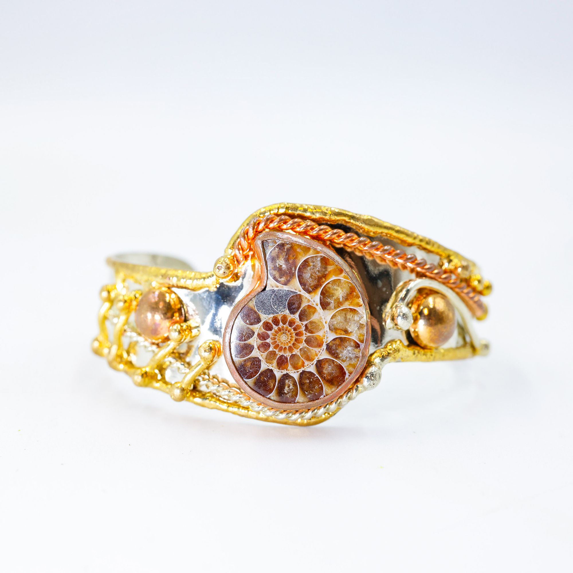 Trunk show 2026- Ammonite mixed metal bracelet-3.jpg