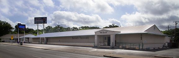Our Austin Retail Campus includes the Rock Depot, Studio, Community Event Center, Rock Yard and the Main Store. Nature's Treasures