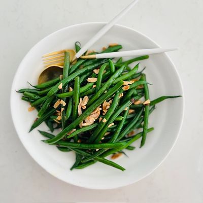 Best Haricot Verts, Almonds, Shallots, Garlic, Thyme