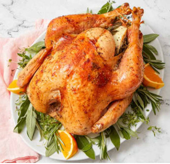 Brined , Roasted, Herb Basted, Heritage Turkey