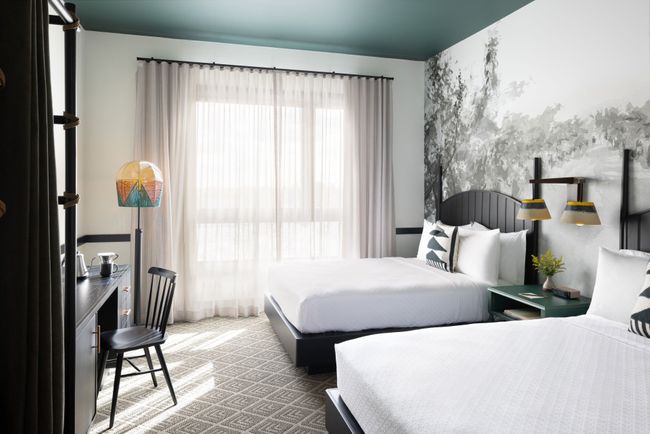 Hotel room at El Capitan Hotel