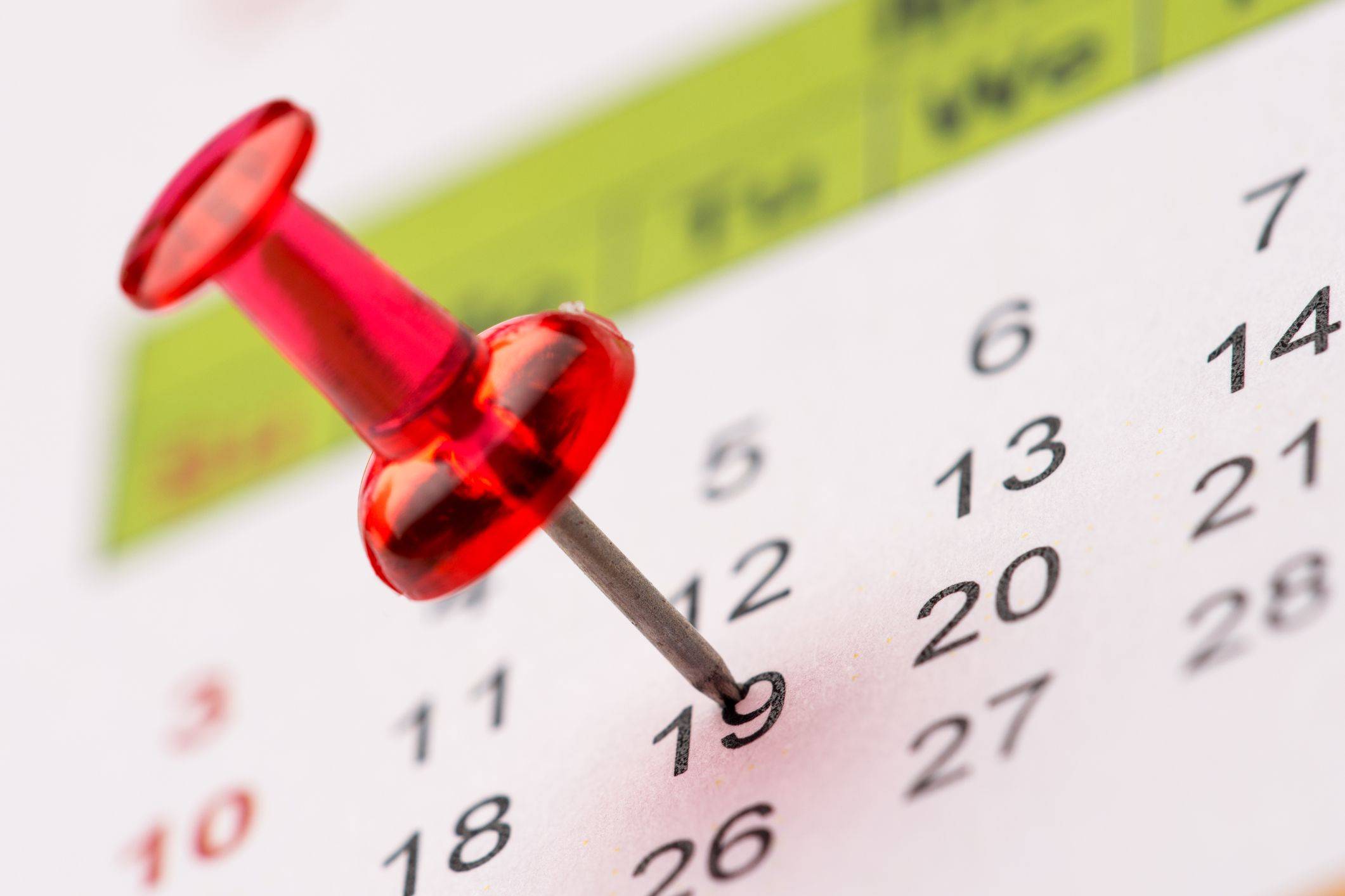 Image of calendar with pin Medication Synchronization