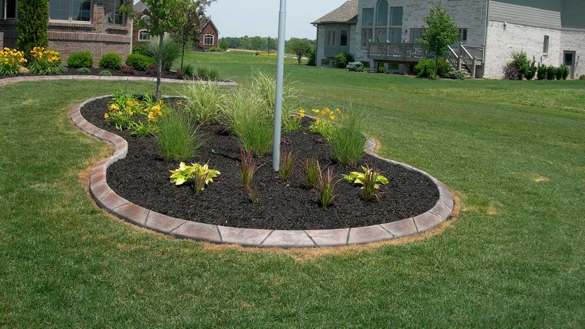 Gallery - Concrete Flower Bed Curbing & Landscape Edging - Border Magic