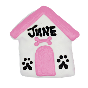 Personalized Dog House Cookie