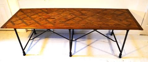 McLaren's Antiques & Interiors - Industrial Pine Table