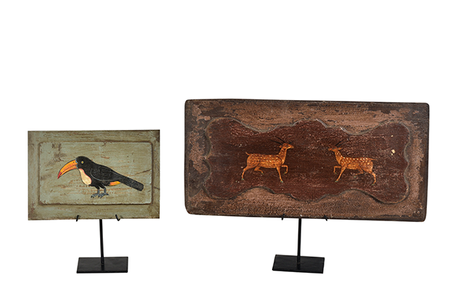 McLaren's Antiques & Interiors - Wood Panel on Stand
