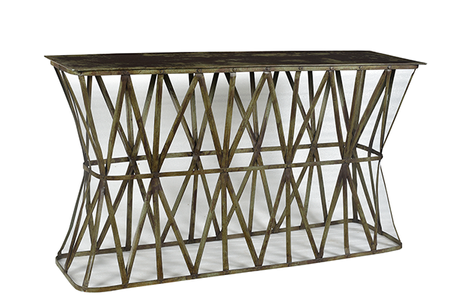 McLaren's Antiques & Interiors - Metal Console Table