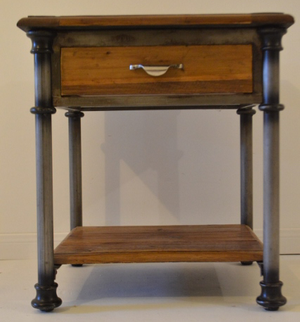 industrial nightstand industrial interior