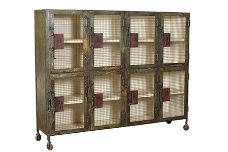 McLaren's Antiques & Interiors - Iron Cabinet