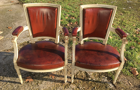 McLaren's Antiques & Interiors - French Painted Chairs