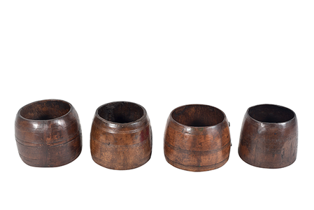 McLaren's Antiques & Interiors - Wood Measure Pots