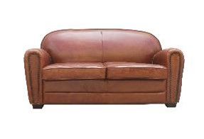 McLaren's Antiques & Interiors - Leather Sofa