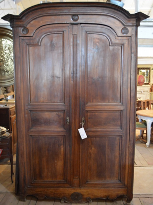 Walnut french armoire french vintage furniture