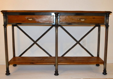 McLaren's Antiques & Interiors - Industrial Console Table