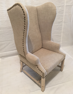 wing back chair french vintage furniture