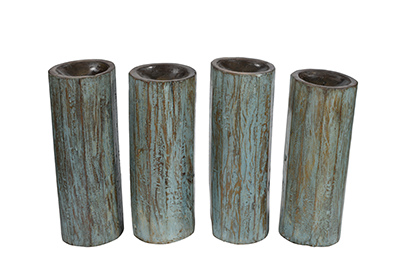 Wood Candleholders McLaren's Antiques & Interiors - Antique French Wood Candleholders