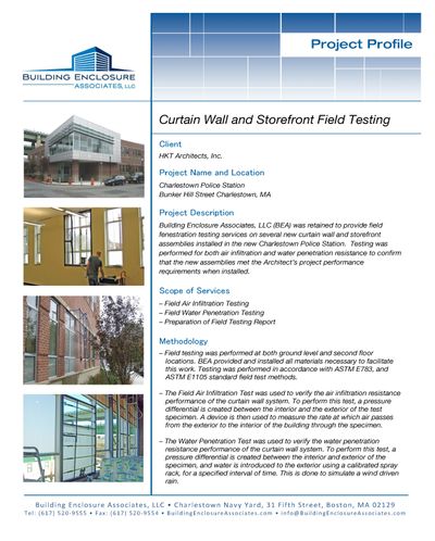 CW and SF Field Testing - Charlestown  Police Station Project Profile.jpg