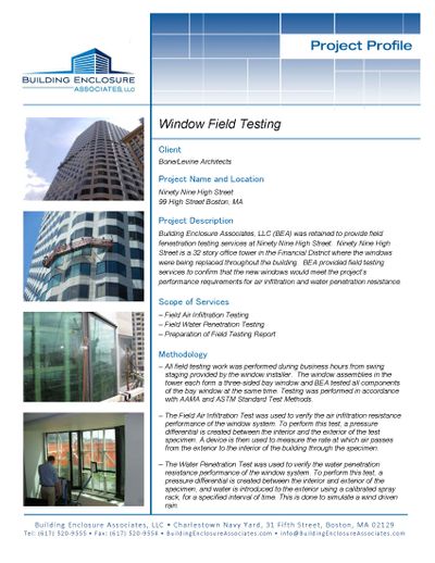 Window Testing 99 High Street Project Profile.jpg