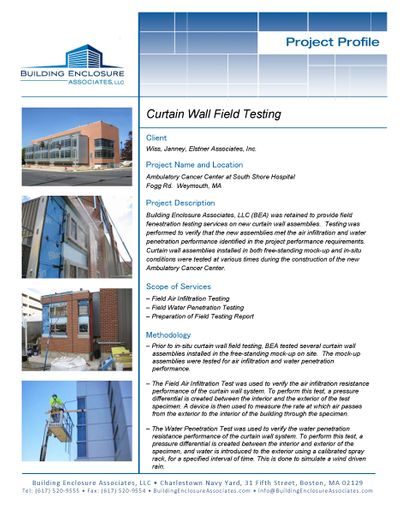 Curtain Wall Testing - South Shore Hospital Project Profile.jpg