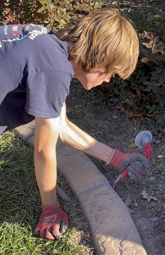 Finishing Border Magic Concrete Edging – Harrisonburg VA