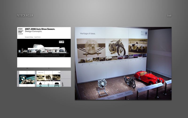 BMW Auto Show History Wall