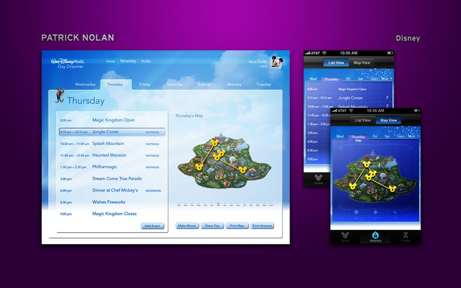 Disney Reservation System and App