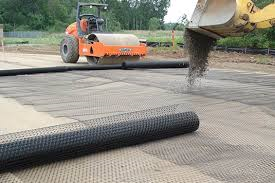 Reinforcement for roadway bases.