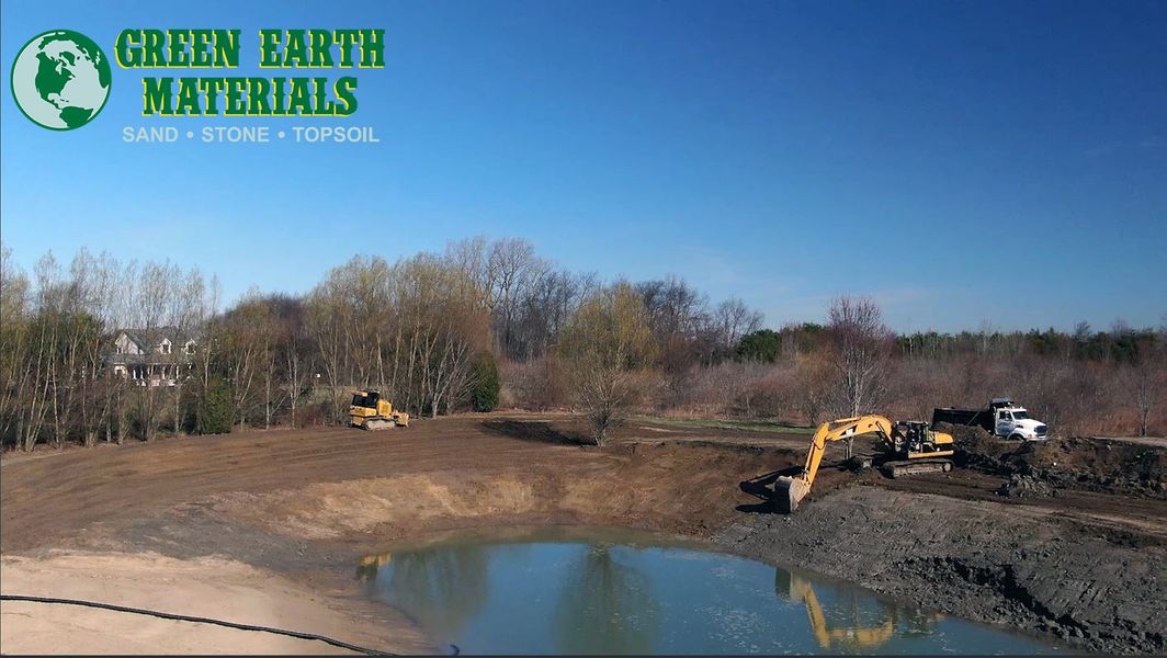 Pond Grading and Landscaping