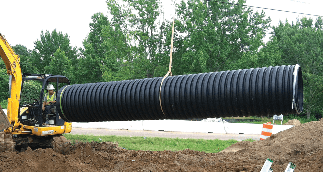 Corrugated Plastic Drainage Pipes