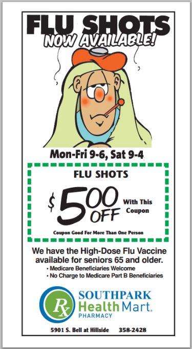 SouthPark Pharmacy Flu Shots