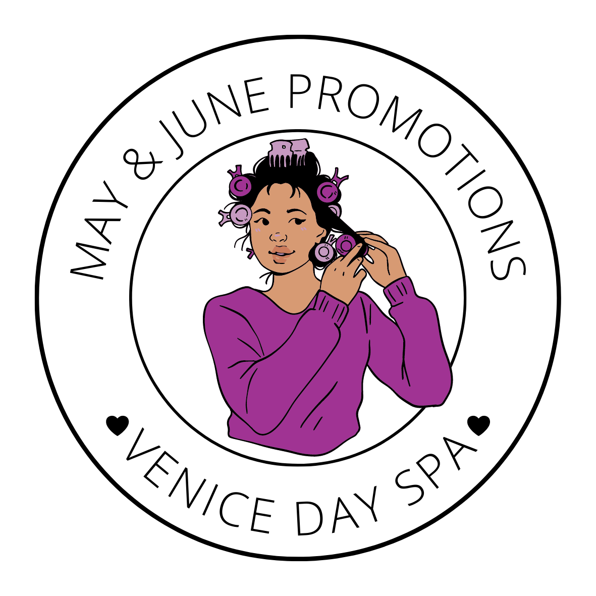 Black & White Handmade With Love Circular Sticker.png