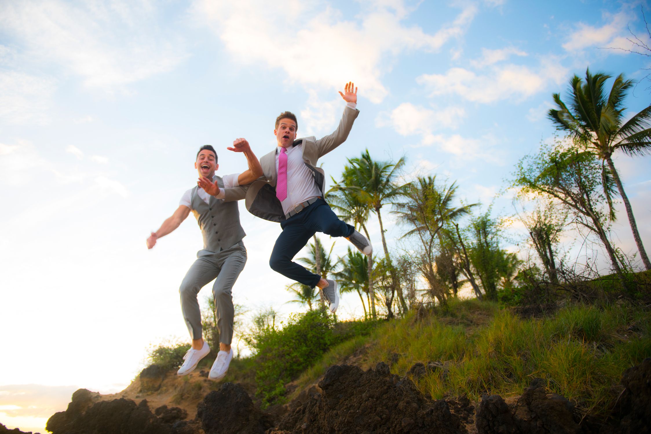 Maui gay wedding photography