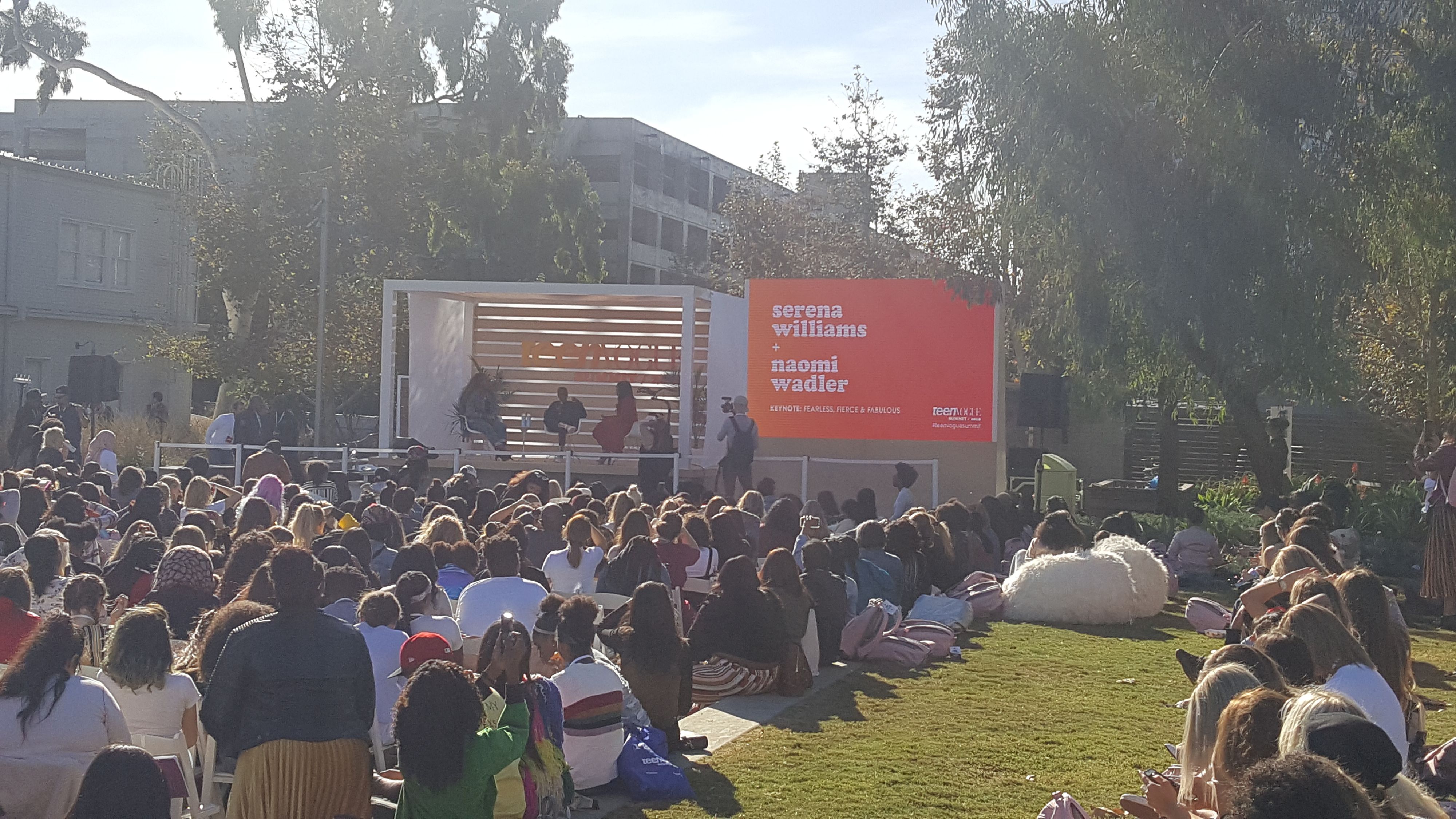 Outdoor Teen Vogue Conference 