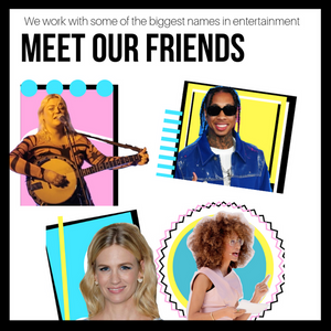 Meet Our Friends Image with Elle King, Tyga, January Jones and Elaine Welteroth. 