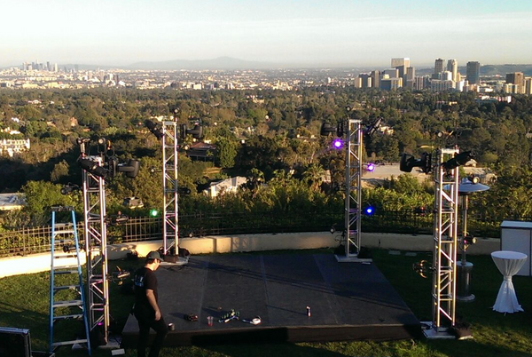 Outdoor event in LA