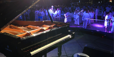 Grand Piano at Event