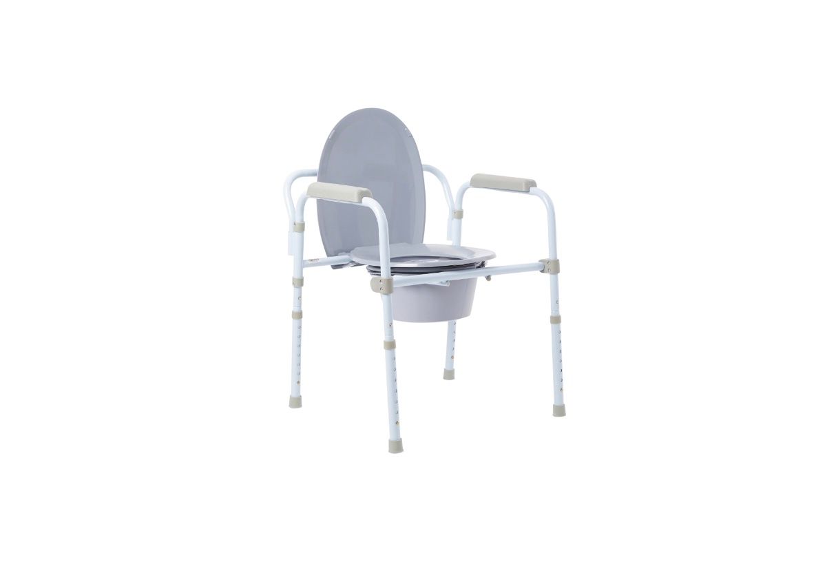 McKesson Folding Commode Chair McKesson Folding Commode Chair