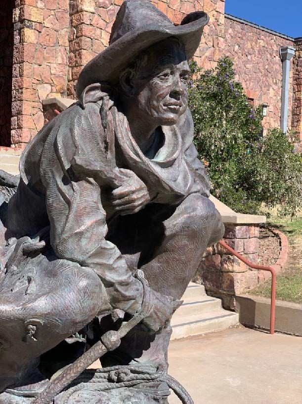 “Between Broncs” by Garland Weeks at Sul Ross State University