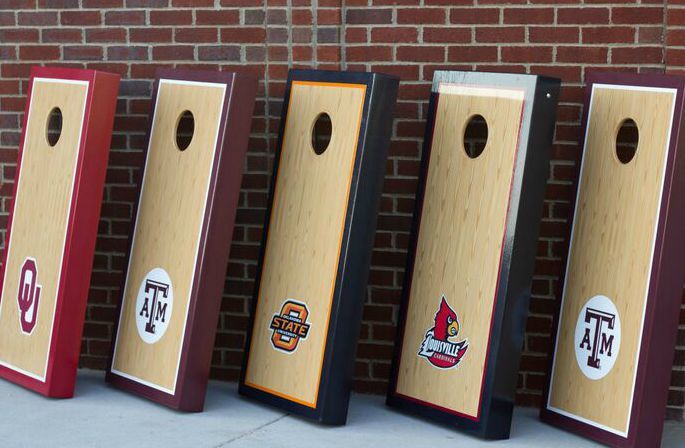 Cleveland Browns Stadium Smoke Cornhole Set with Bags - Custom Cornhole, LLC