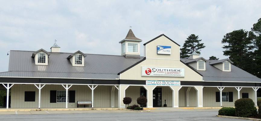 Exterior image of pharmacy About us