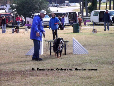 Jim Durrance & Cruiser clear the narrows.JPG